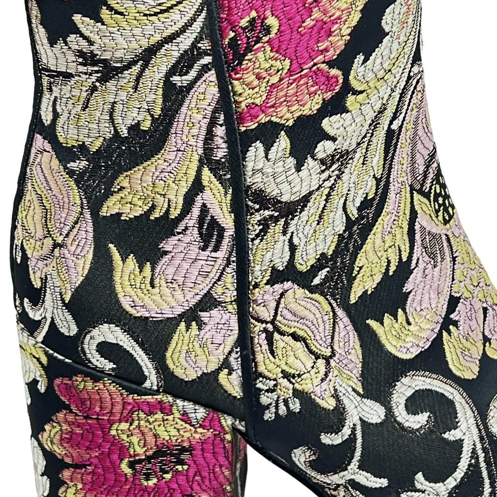 Sam Edelman women's Taye Jacquard floral embroidered ankle booties size 6.5 NWT - Picture 10 of 15